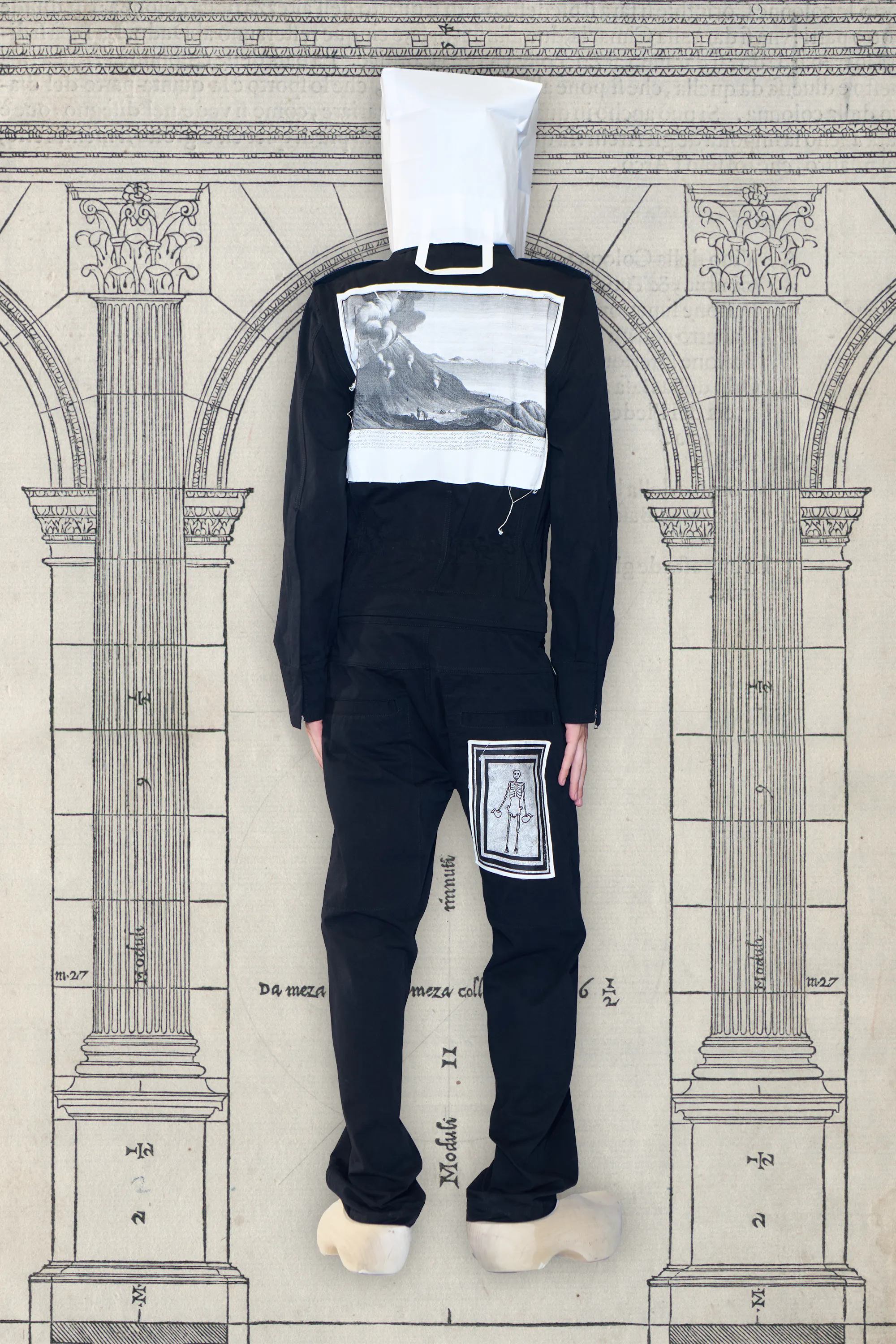 Sebastien Meunier Versatile Pompeii Printed Cotton Jumpsuit  — Chapitre 14 collection.