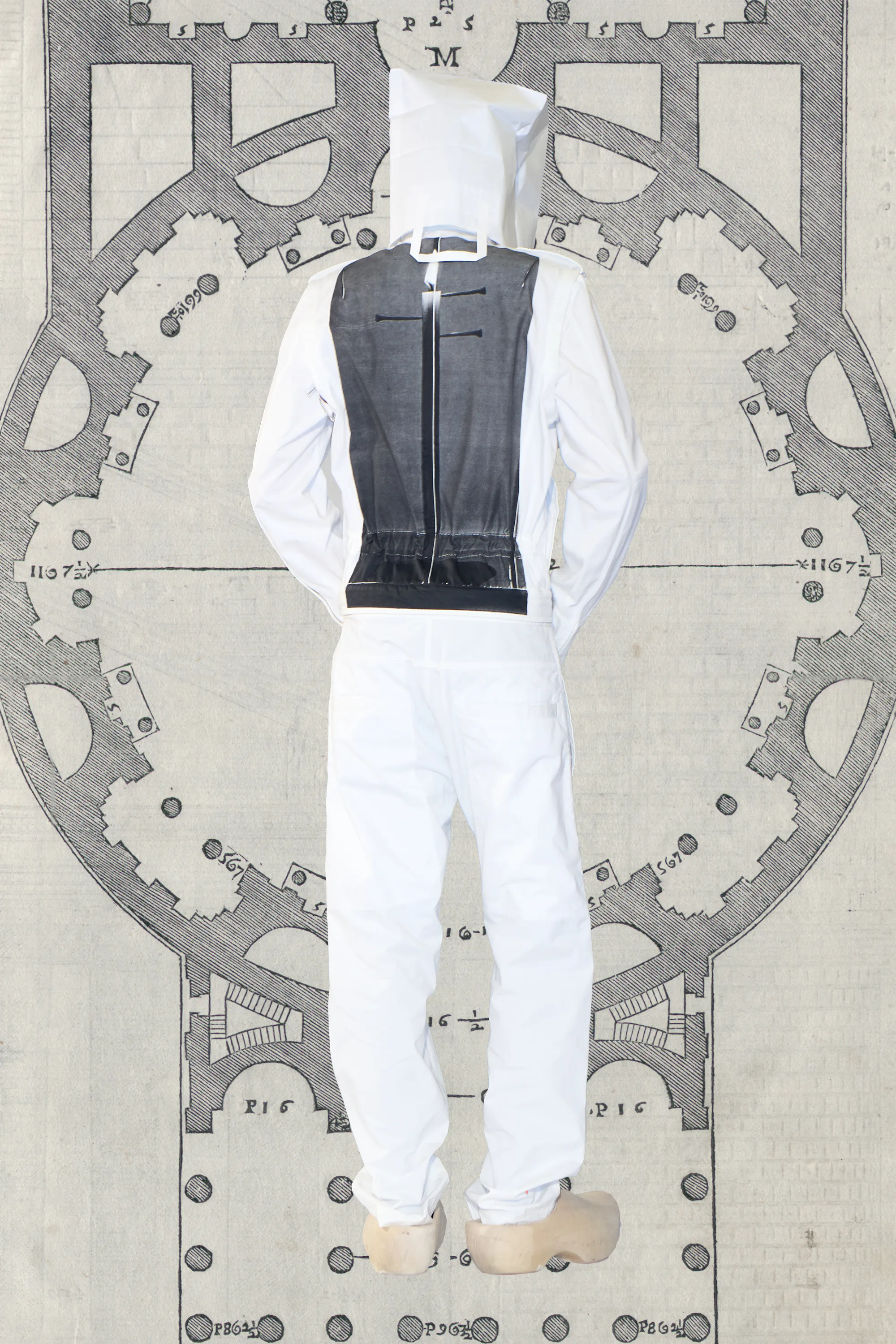 Transformable Overall with Serigraph Prints