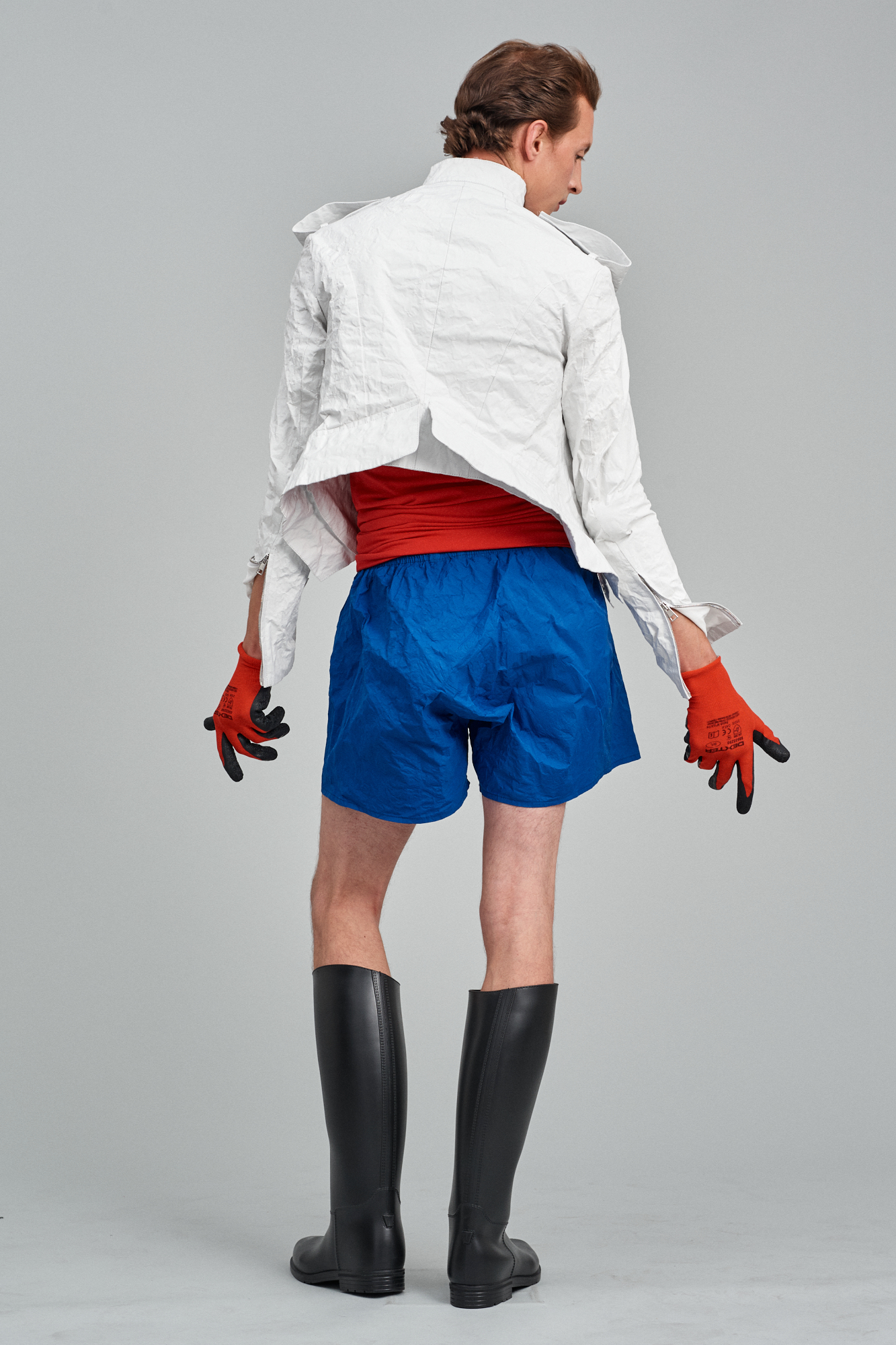 [The Magic Mountain] Officer-inspired deconstructed basque jacket