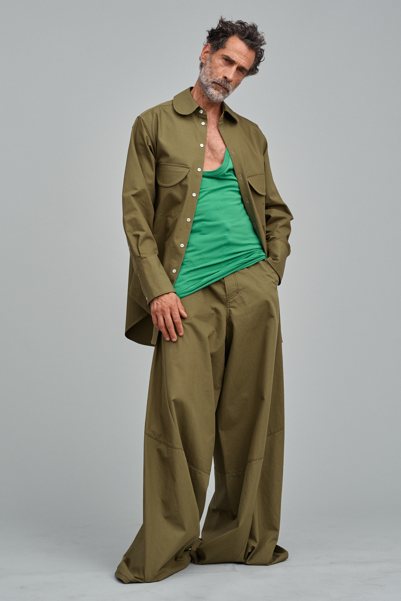 [The Magic Mountain] Signature casual shirt