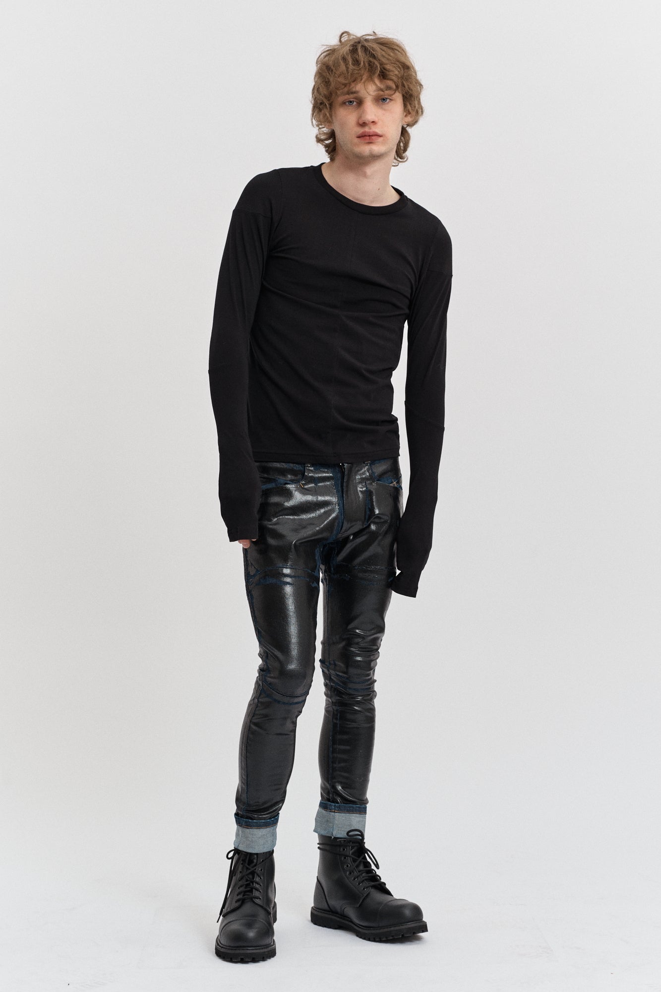 [SM] Anatomical jersey top with long sleeves