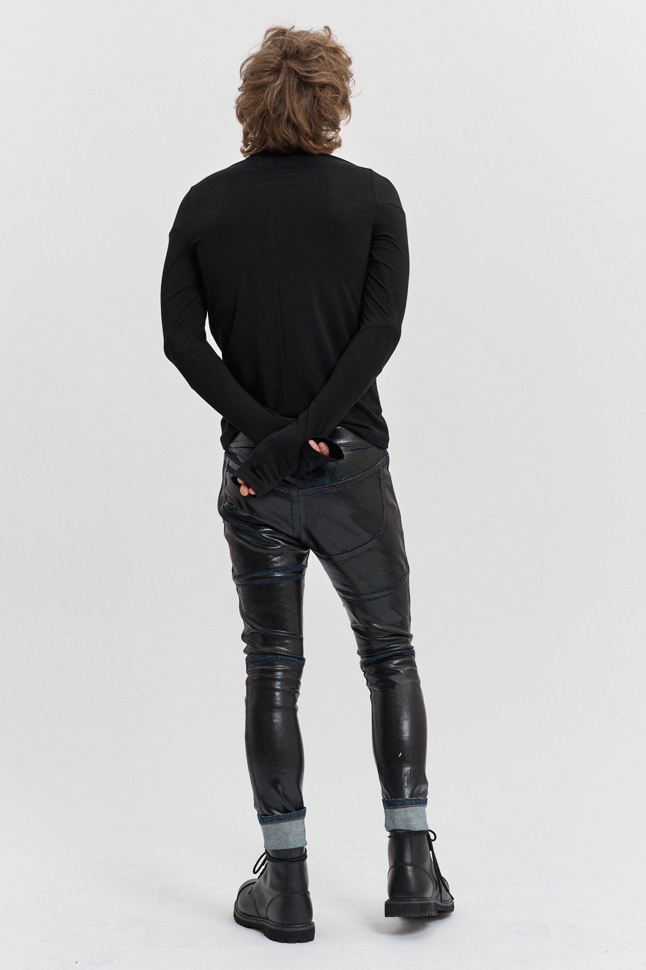 [SM] Anatomical jersey top with long sleeves