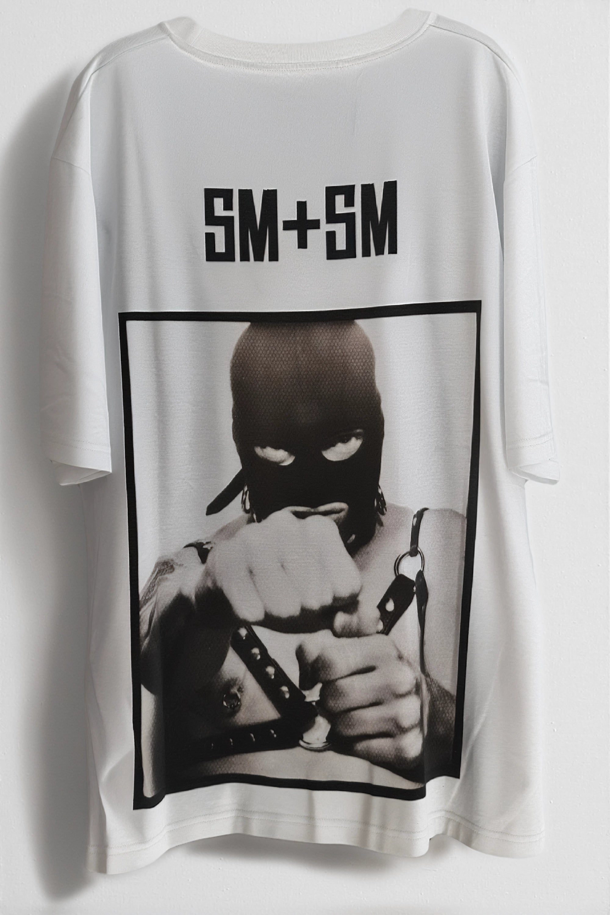 [SM+SM] Printed oversized jersey t-shirt