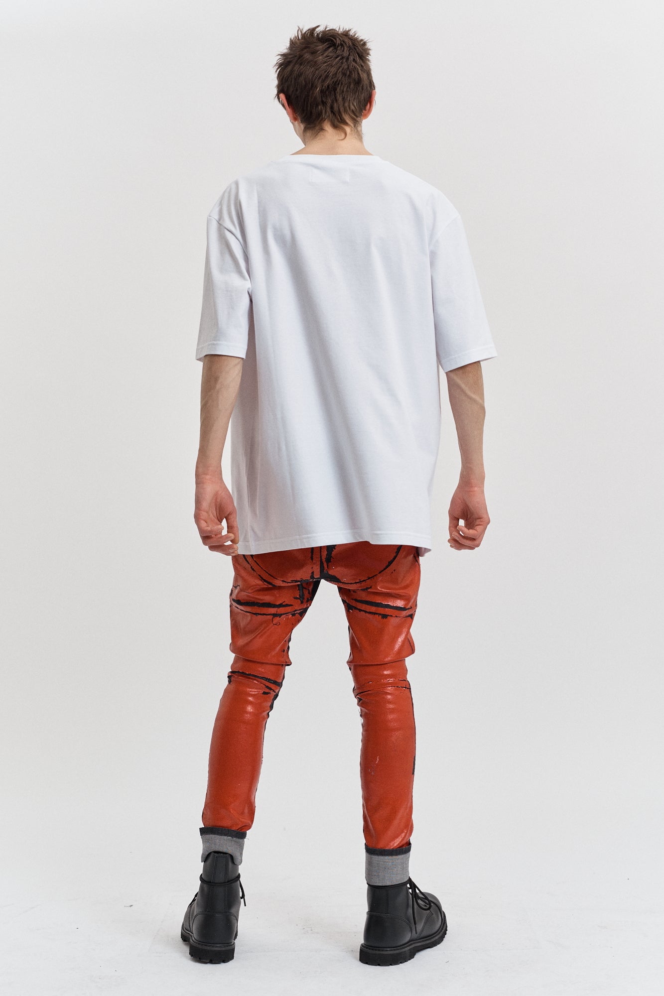 [I HEART SM] Printed oversized jersey t-shirt