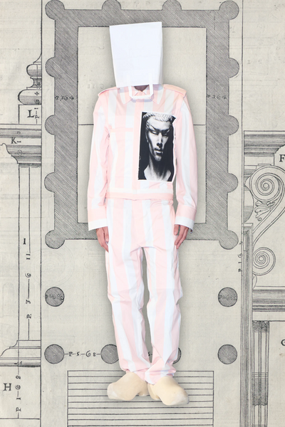 Transformable Overall with Serigraph Prints