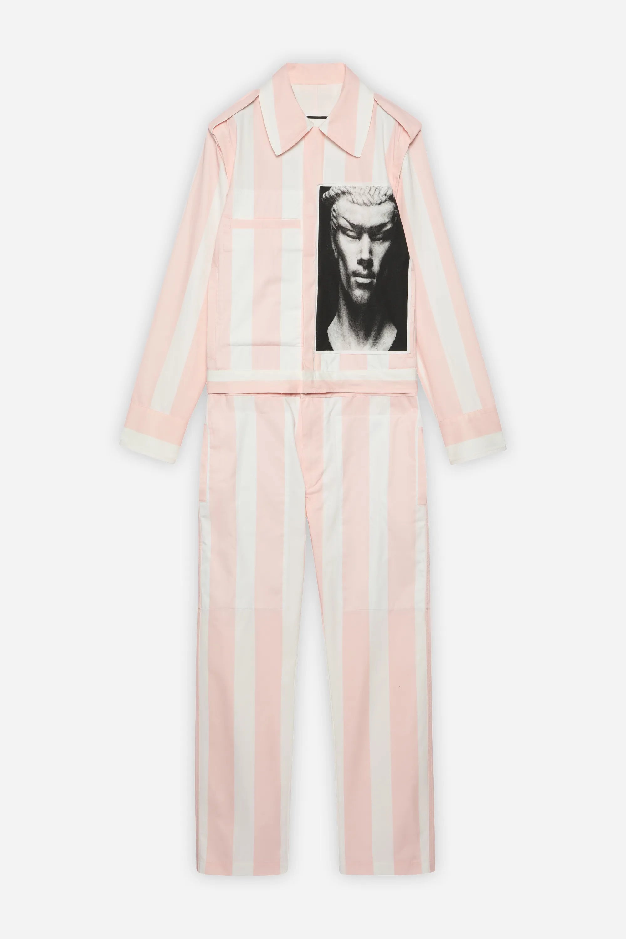 Sebastien Meunier Versatile Moon Printed Cotton Jumpsuit — Chapitre 14 collection - front view